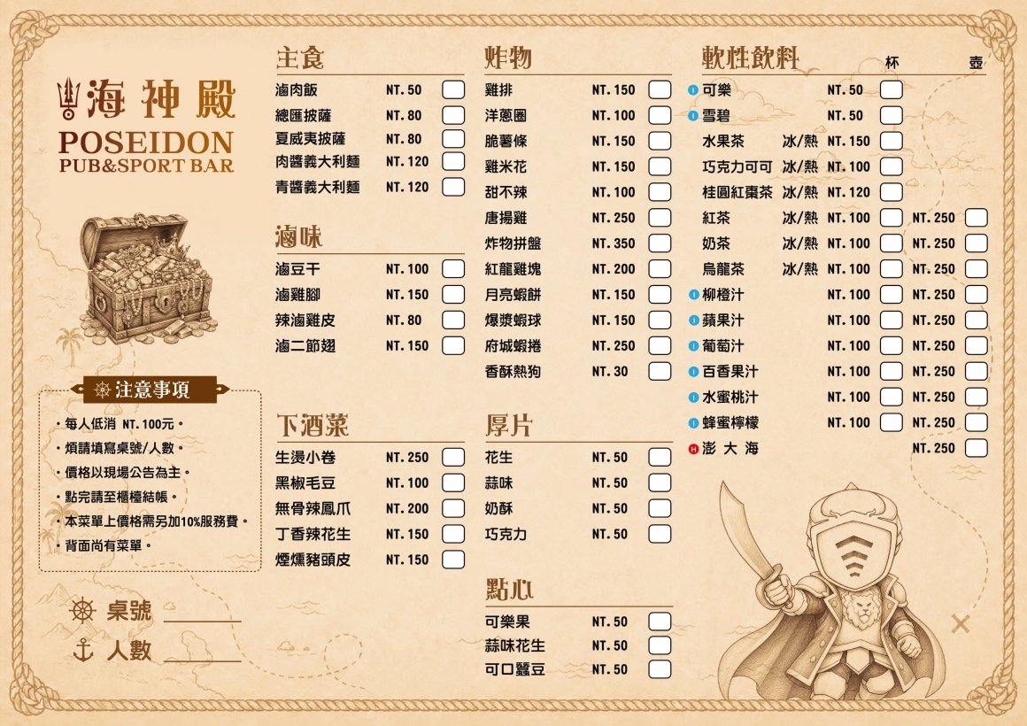 2026海神殿菜單1